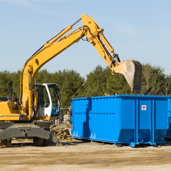 are there any restrictions on where a residential dumpster can be placed in Acomita Lake